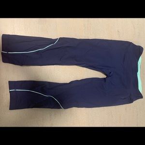 Electric Yoga Blue Turquoise reflective leggings